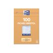 3020122360209-Oxford - Pack de 100 Fiches Bristol - A5 - petits carreaux - non perforées - blanc-P_236020_3-0