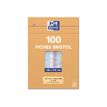3020122361282-Oxford - Pack de 100 Fiches Bristol - A5 - petits carreaux - perforées - couleurs assorties-P_236128_1-3