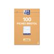 3020122370000-Oxford - Fiches Bristol - A4 - 21  x 29,7 cm - Non perforées - Blanc - Uni - Pack de 100-P_237000_3-0
