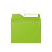 Pollen - Enveloppe - 90 x 140 mm - portefeuille - open zijkant - zelfklevend - afdrukbaar - intens groen - pak van 20
