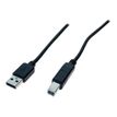 Exertis Connect - câble USB - USB pour USB type B - USB 2.0 - 1.8 m - noir
