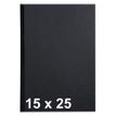 Exacompta Forever - 15 Paquets de 25 couvertures à reliure A4 (21 x 29,7 cm) - 270 g/m² - noir