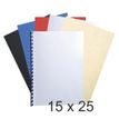 Exacompta Forever - Gerecycled karton - A4 (210 x 297 mm) - zwart, wit, blauw, rood, ivoor - 270 g/m² - 25 stuks inbindhoes