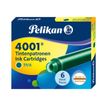 Pelikan 4001 - cartouche d'encre - vert foncé (pack de 6)