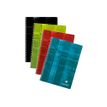 Clairefontaine - Notitieboek - met draad gebonden - A4 - 90 vellen / 180 pagina's - wit papier - van ruiten voorzien - hoezen in verschillende kleuren - karton