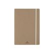 Oberthur - Carnet de notes A4 - 200 pages - papier ivoire - marron