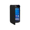 Muvit Made in Paris Essential Folio Luxe - Flip cover voor mobiele telefoon - zwart - voor Samsung Galaxy Trend 2 Lite