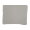 Moleskine Classic Large - Notitieboek - bevestigd aan hoes - 130 x 210 mm - 120 vellen / 240 pagina's - ivoorkleurig papier - ongekleurd - zwarte hoes - karton