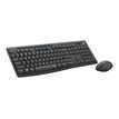 Logitech MK295 Silent - toetsenbord en muis set - Frans - grafiet