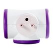 WATT & CO - Multiprise triplite rotative - blanc/violet