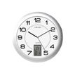 Unilux - Horloge intelligente Instinct - 30,5 cm - gris métal