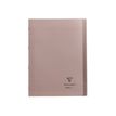 Clairefontaine Koverbook - Cahier polypro A4 (21x29,7 cm) - 96 pages - grands carreaux (Seyes) - gris
