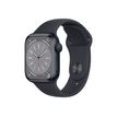 Apple Watch Series 8 (GPS) - middernacht aluminium - smart watch met sportband - middernacht - 32 GB