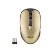 NGS Evo - muis - rechargeable - 2.4 GHz - rust gold