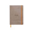 RHODIA Rhodiarama - Goalbook - A5 - 120 vellen / 240 pagina's - ivoorkleurig papier - van ruiten voorzien - taupe kaft - kunstleer