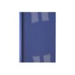 GBC LinenWeave - 100 couvertures à reliure thermique - tranche 3 mm - bleu