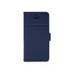 SBS Bookslim Case TEBOOKSLIMUN55B - Flip cover voor mobiele telefoon - polyurethaan - blauw