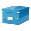 Leitz Click & Store - Boîte de rangement A5 - bleu métallisé