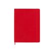 Moleskine Classic collection - cahier de notes - 19 x 25 cm - pages blanches - rouge