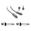 MCL Samar - câble audio optique Toslink (M)/(M) + adaptateur - 1 m