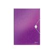 4002432105892-Leitz WOW - chemise à 3 rabats - A4 - pour 150 feuilles - violet métallique-P_300009699_1-0