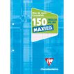 3329680581225-Bloc de cours perforé 2 trous + marge -  21x29.7 Maxi 300 Pages - 150 Feuilles Q.5x5mm-P_300011258_1-0