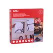 8410782149033-APLI kids - Fermeture velcro - 20 mm x 25 m - blanc - acrylique-P_300012666_1-0