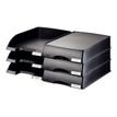 4002432393534-Leitz Plus - corbeille à courrier - pour A4 - noir-P_300016575_4-1