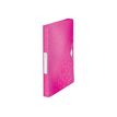 4002432105922-Leitz WOW - boîte de classement - pour A4 - capacité : 250 feuilles - rose métallique-P_300018789_2-1