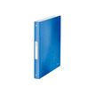 4002432106424-Leitz WOW - classeur à anneaux - pour A4 - capacité : 200 feuilles - bleu métallisé-P_300018809_1-0