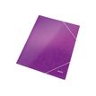 4002432104239-Leitz WOW - chemise à 3 rabats - pour A4 - capacité : 250 feuilles - violet-P_300019092_1-0