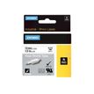 0071701180551-DYMO Rhino tubes thermorétractables - Polyoléfine - noir sur blanc - rouleau (1,3 cm x 1-P_300023880_2-4