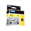 0071701180582-DYMO Rhino tubes thermorétractables - Polyoléfine - noir sur jaune - rouleau (1,9 cm x 1-P_300023883_1-1
