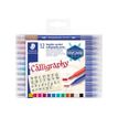 4007817042861-STAEDTLER calligraphy 3005 - 12 feutres double pointe - couleurs assorties-P_300029754_1-0