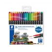 4007817042977-STAEDTLER Design Journey 3187 - Marqueur double pointe - permanent - couleurs fluo assorties - 3 mm / 0.5 mm -P_300033493_2-0