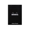 3037920165592-Rhodia N°16 - Bloc notes noir - A5 - 160 pages - pointillés-P_300038845_1-0