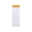 3037920082004-RHODIA Basics N°8 - Bloc notes - agrafé - 74 x 210 mm - 80 feuilles / 160 pages - papier blanc - petits carreaux - dos rigid-P_300042075_1-3