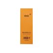 3037920082004-RHODIA Basics N°8 - Bloc notes - agrafé - 74 x 210 mm - 80 feuilles / 160 pages - papier blanc - petits carreaux - dos rigid-P_300042075_4-1