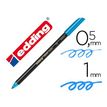 4004764033300-edding 1200 - Rotulador de punta de fibra - azul claro - tinta al agua - 0.5-1 mm--2