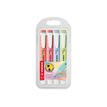 4006381559461-STABILO swing cool Pastel - Surligneur - rouge corail, fleur de cerisier rose, bleu nuageux, pincée de citron vert - encre-P_300046186_1-0