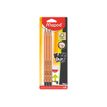 3154148500179-Maped Black'Peps - Pack de 6 crayons - HB + 1 gomme Technic 600-P_300049801_1-0