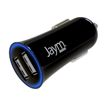3701263503426-JAYM - Chargeur allume cigare pour voiture - 2 USB + câble USB vers Micro-USB - noir-P_300050389_4-0
