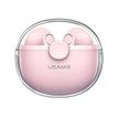 6958444990156-USAMS - Ecouteur BU12 - Sans fil bluetooth - Avec Micro - BU12 - TWS - Rose Poudré-P_300050399_1-0
