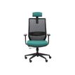 3701338801235-Fauteuil de bureau TECSY - accoudoirs - noir/vert-P_300050896_1-0