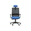 3701338801242-Fauteuil de bureau TECSY- accoudoirs - noir/bleu-P_300051240_1-0
