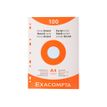 3130630136569-Exacompta - Pack de 100 Fiches Bristol - A4 - petits carreaux - perforées - couleurs asso-P_300052188_3-0