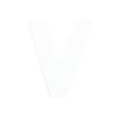 3609510007515-Décopatch - Lettre de décoration - V - petit - 12 cm - blanc - papier mâché-P_300052856_1-0