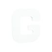 3609510007362-Décopatch - Lettre de décoration - G - petit - 12 cm - blanc - papier mâché-P_300052925_1-0