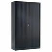 0403000553406-Armoire haute monobloc à rideaux - 198x120x45cm - noir-P_300055340_1-0
