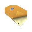 3020121062876-Oxford - Bloc notes - A4 + - 160 pages - ligné jaune - 80G - perforé - orange-P_302318_2-1
